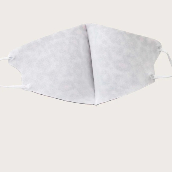 Leopaed print pink mask - Picture 2 of 6